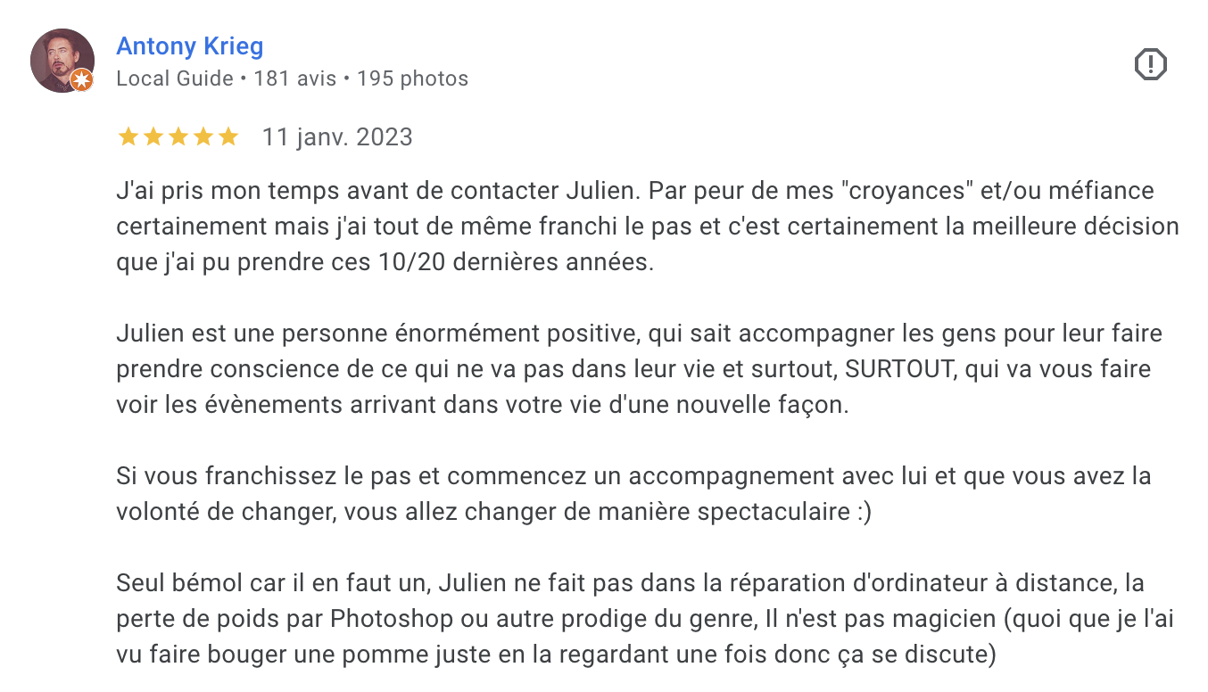 avis google stress mentale entrepreneur homme